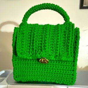 Hand Made green bag